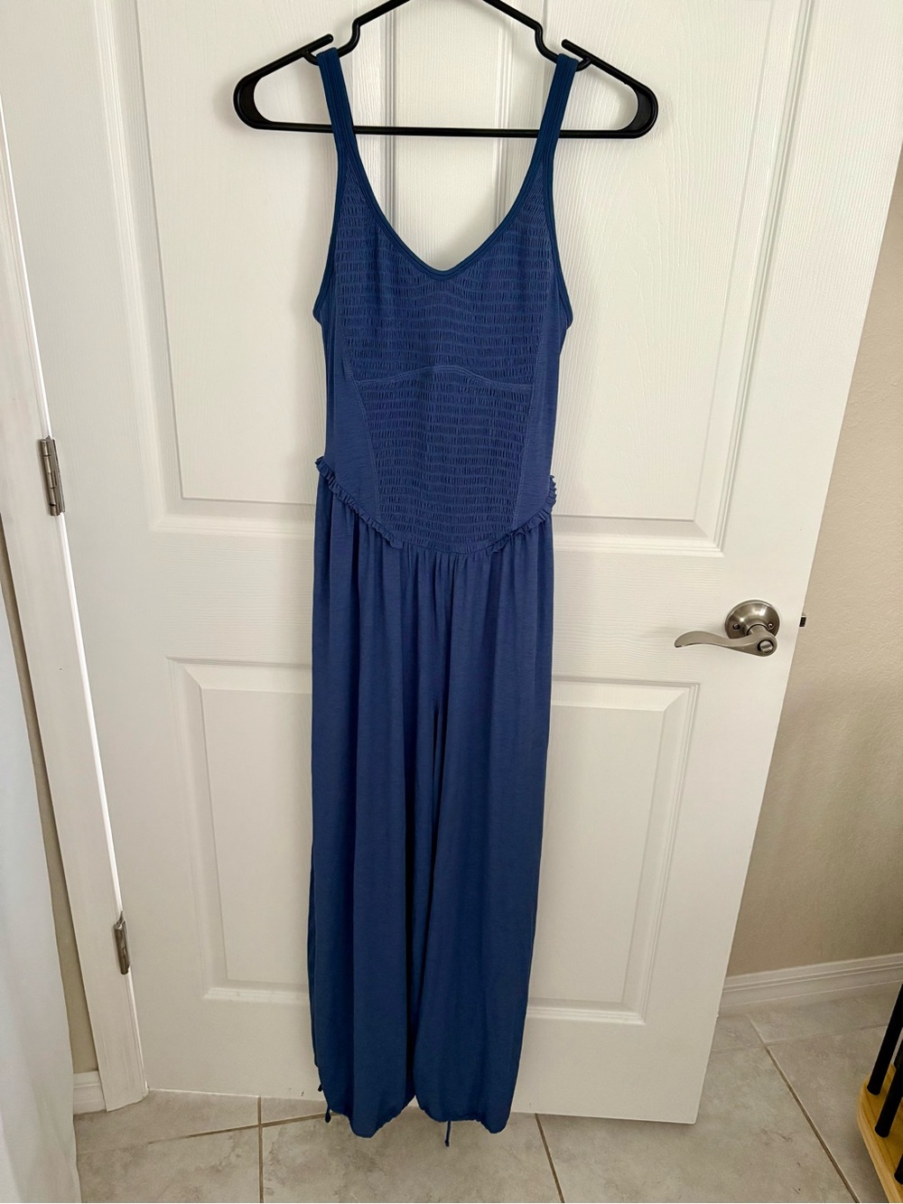 Free people Blue Sleeveless One-Piece Romper Jumpsuit